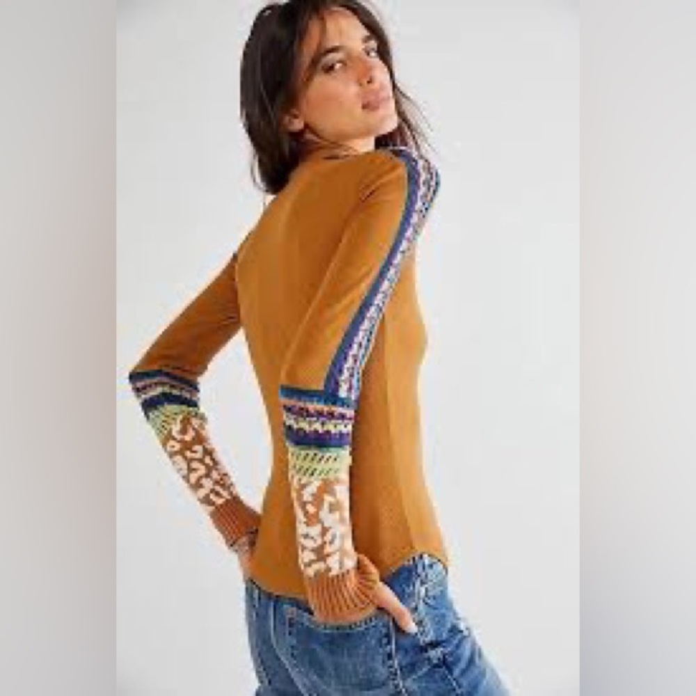 Free people switch it up cuff therms size small tan